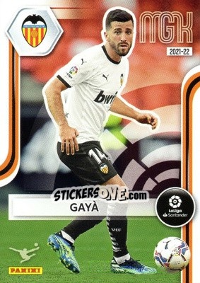 Sticker Gayà - Liga 2021-2022. Megacracks n. 332 - Panini