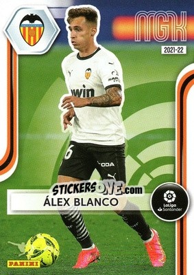 Sticker Álex Blanco - Liga 2021-2022. Megacracks n. 338 - Panini