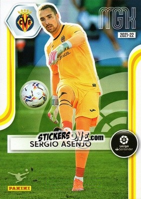 Sticker Sergio Asenjo - Liga 2021-2022. Megacracks - Panini