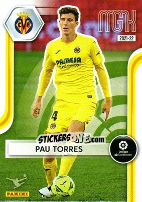 Sticker Pau Torres - Liga 2021-2022. Megacracks n. 348 - Panini