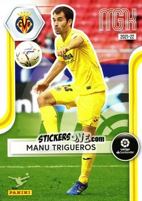 Sticker Manu Trigueros - Liga 2021-2022. Megacracks - Panini