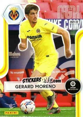 Sticker Gerard Moreno - Liga 2021-2022. Megacracks - Panini