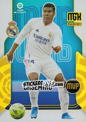 Sticker Casemiro - Liga 2021-2022. Megacracks n. 363 - Panini
