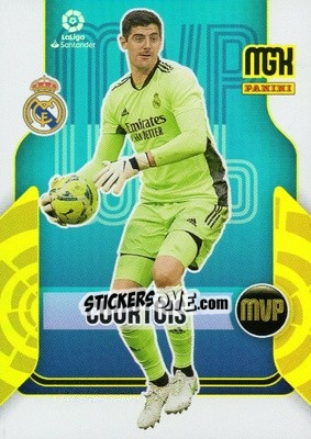 Sticker Courtois - Liga 2021-2022. Megacracks n. 364 - Panini
