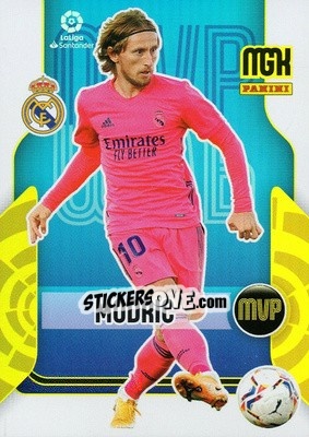 Sticker Modric - Liga 2021-2022. Megacracks n. 376 - Panini