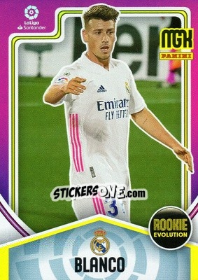 Sticker Blanco - Liga 2021-2022. Megacracks n. 384 - Panini