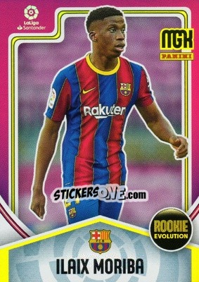 Sticker Ilaix Moriba - Liga 2021-2022. Megacracks - Panini