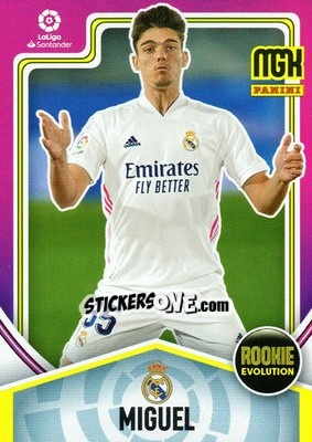 Sticker Miguel - Liga 2021-2022. Megacracks n. 394 - Panini
