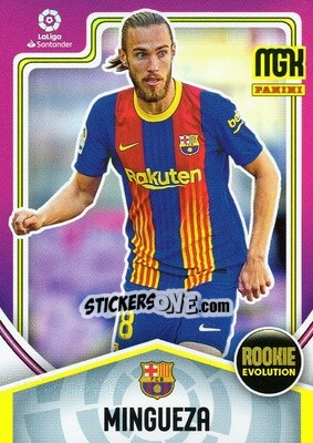 Sticker Mingueza - Liga 2021-2022. Megacracks n. 395 - Panini