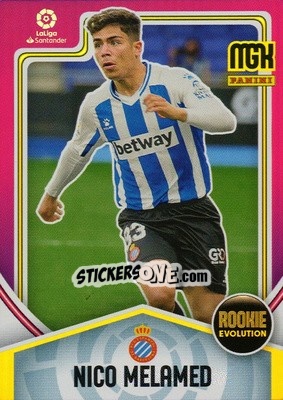 Sticker Nico Melamed - Liga 2021-2022. Megacracks n. 398 - Panini