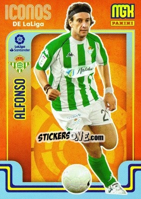 Sticker Alfonso - Liga 2021-2022. Megacracks - Panini