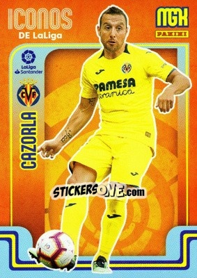 Sticker Cazorla - Liga 2021-2022. Megacracks - Panini