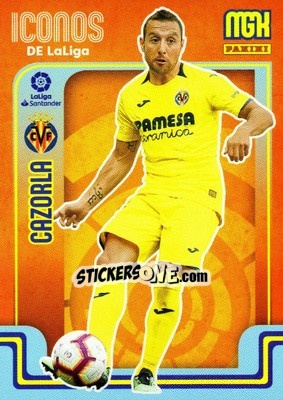 Sticker Cazorla - Liga 2021-2022. Megacracks n. 413 - Panini
