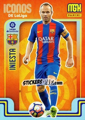 Sticker Iniesta - Liga 2021-2022. Megacracks - Panini