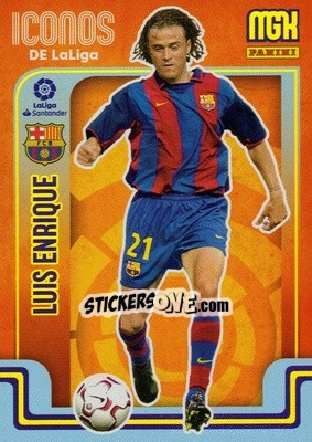 Sticker Luis Enrique - Liga 2021-2022. Megacracks n. 423 - Panini