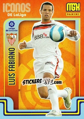 Sticker Luis Fabiano - Liga 2021-2022. Megacracks n. 424 - Panini