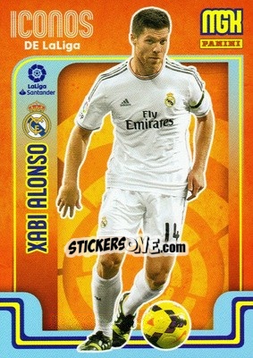 Sticker Xabi Alonso - Liga 2021-2022. Megacracks n. 432 - Panini