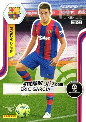 Cromo Eric García - Liga 2021-2022. Megacracks - Panini