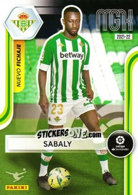 Sticker Sabaly - Liga 2021-2022. Megacracks n. 434 - Panini