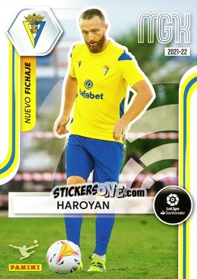 Sticker Haroyan - Liga 2021-2022. Megacracks - Panini