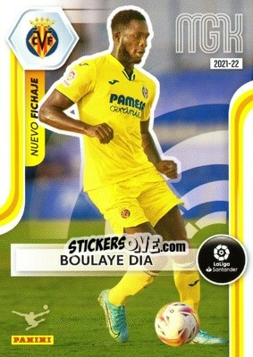 Sticker Boulaye Dia - Liga 2021-2022. Megacracks - Panini