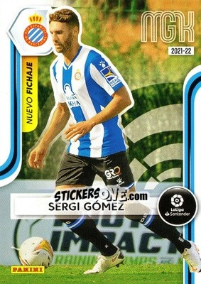 Sticker Sergi Gómez - Liga 2021-2022. Megacracks n. 445 - Panini