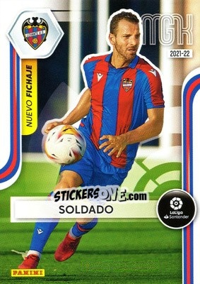 Cromo Soldado - Liga 2021-2022. Megacracks - Panini