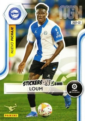 Sticker Loum - Liga 2021-2022. Megacracks n. 453 - Panini