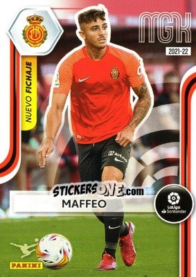 Sticker Maffeo - Liga 2021-2022. Megacracks n. 455 - Panini