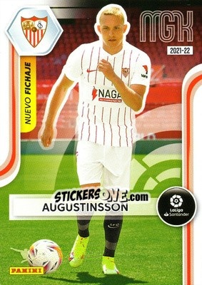 Sticker Augustinsson - Liga 2021-2022. Megacracks - Panini