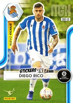 Cromo Diego Rico - Liga 2021-2022. Megacracks n. 465 - Panini