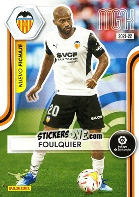 Sticker Foulquier - Liga 2021-2022. Megacracks n. 477 - Panini