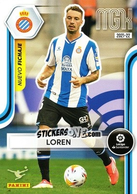 Cromo Loren - Liga 2021-2022. Megacracks - Panini