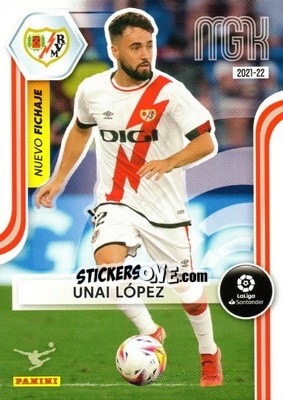 Cromo Unai López - Liga 2021-2022. Megacracks - Panini