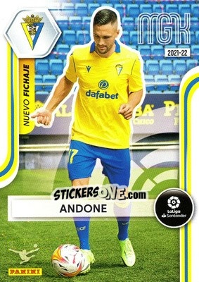 Sticker Andone - Liga 2021-2022. Megacracks - Panini