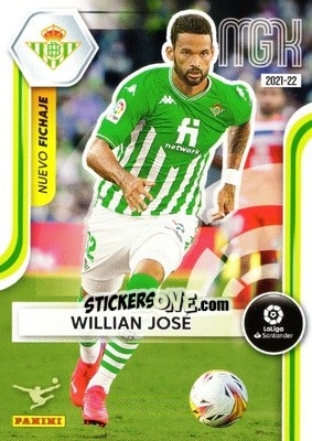 Sticker William José - Liga 2021-2022. Megacracks - Panini
