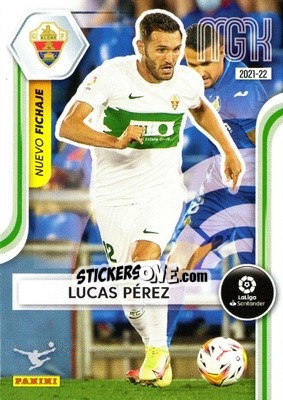 Sticker Lucas Pérez - Liga 2021-2022. Megacracks - Panini