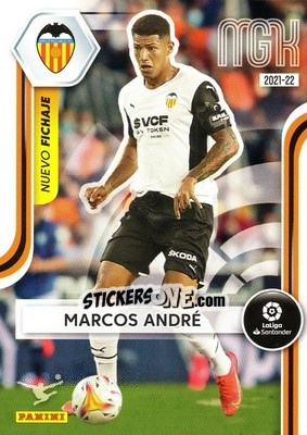 Sticker Marcos André - Liga 2021-2022. Megacracks - Panini
