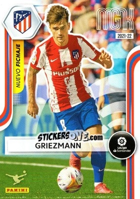 Sticker Griezmann - Liga 2021-2022. Megacracks n. 495 - Panini