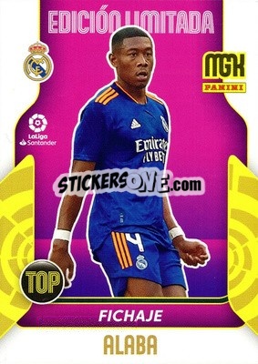 Sticker David Alaba - Liga 2021-2022. Megacracks n. LE-DA - Panini