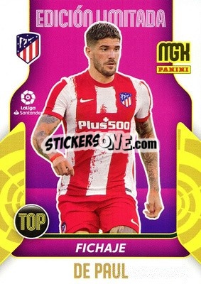 Sticker Rodrigo De Paul - Liga 2021-2022. Megacracks n. LE-DP - Panini