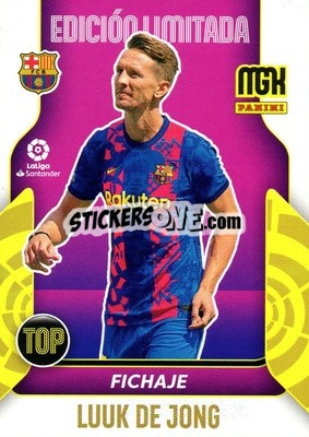 Sticker Luuk De Jong - Liga 2021-2022. Megacracks n. LE-LDJ - Panini