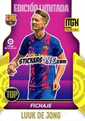 Cromo Luuk De Jong - Liga 2021-2022. Megacracks - Panini