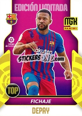 Sticker Memphis Depay - Liga 2021-2022. Megacracks n. LE-MP - Panini