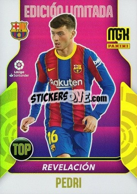 Sticker Pedri - Liga 2021-2022. Megacracks - Panini