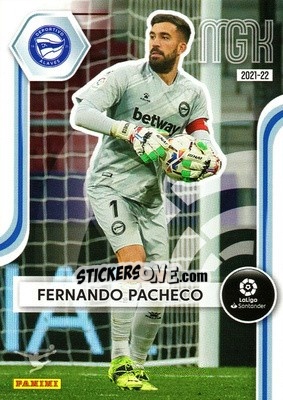 Sticker Fernando Pacheco - Liga 2021-2022. Megacracks - Panini