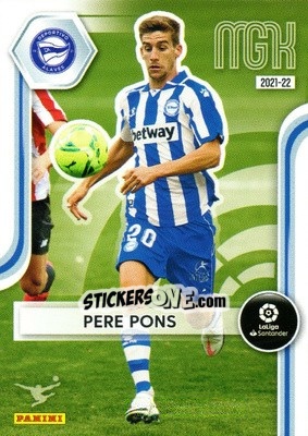 Sticker Pere Pons - Liga 2021-2022. Megacracks - Panini