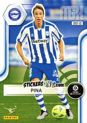 Cromo Pina - Liga 2021-2022. Megacracks - Panini