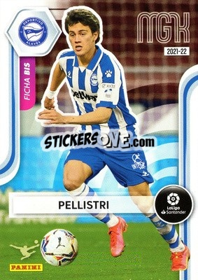 Sticker Pellistri - Liga 2021-2022. Megacracks - Panini