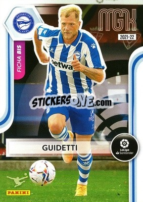 Cromo Guidetti - Liga 2021-2022. Megacracks - Panini